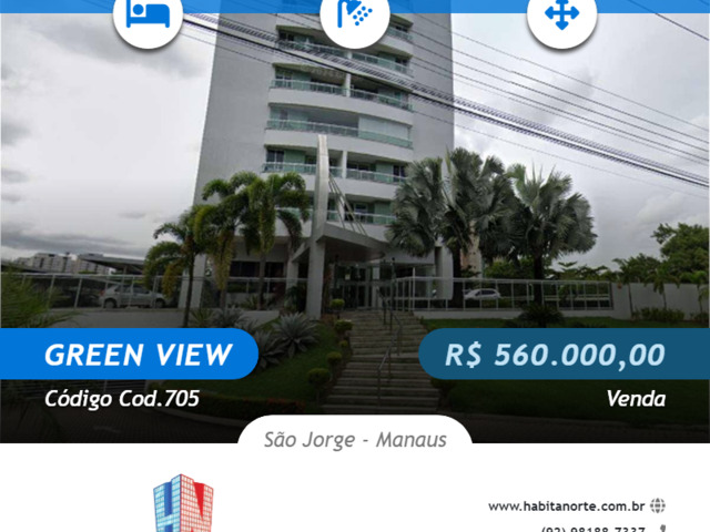 #Cod.705 - Apartamento para Venda em Manaus - AM - 1