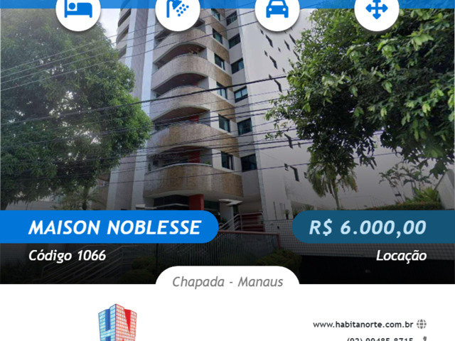 #1066 - Apartamento para Locação em Manaus - AM - 1