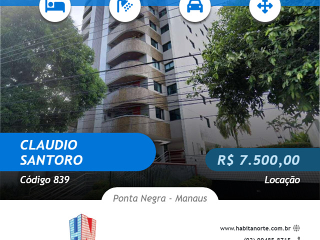 #839 - Apartamento para Locação em Manaus - AM - 1